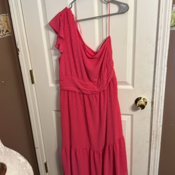 Chelsea 28 Polka Dot Dress Pink. NWOT 1x - Picture 2 of 14